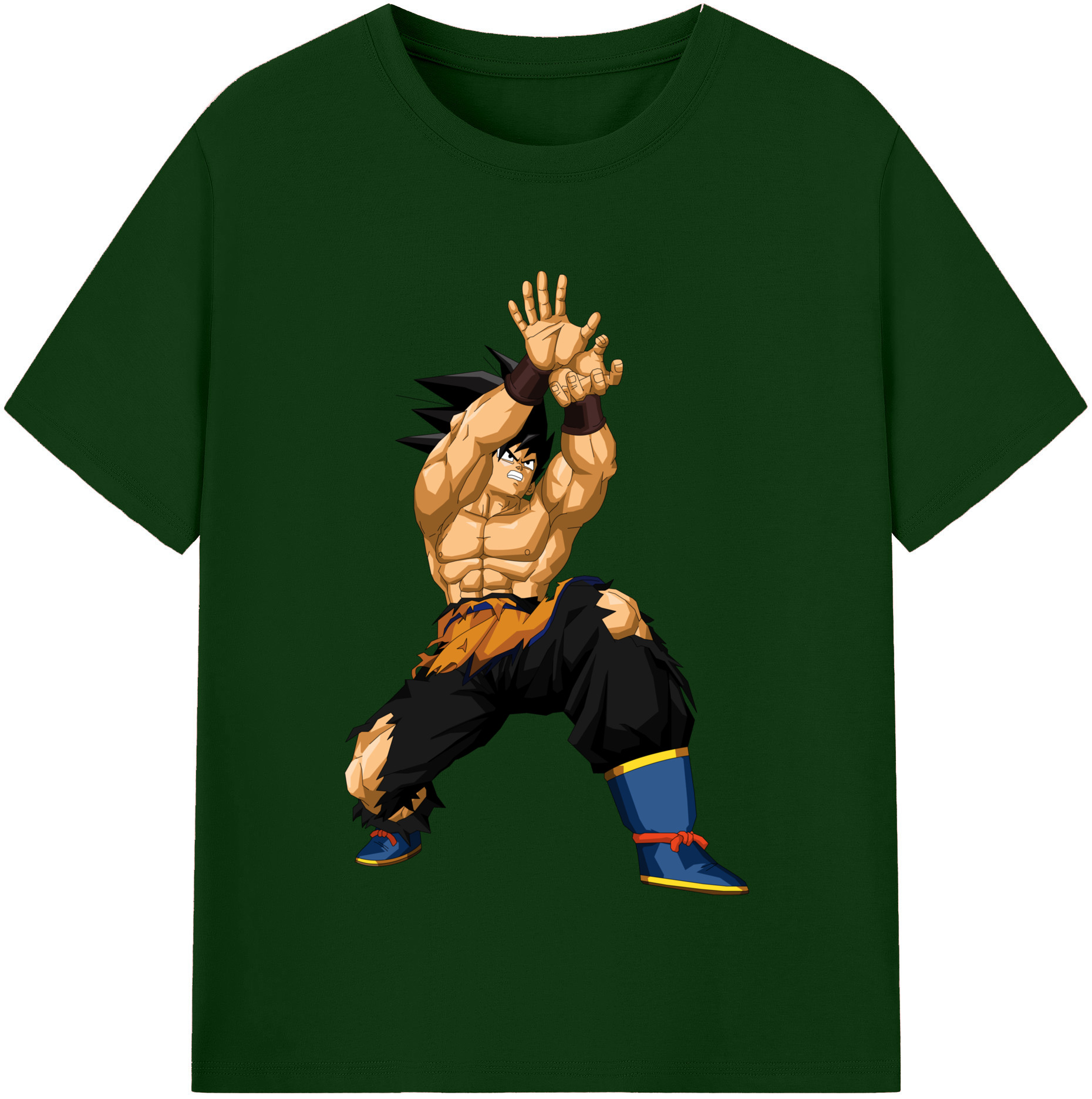 （画像用） ドラゴンボール 孫悟空（そん ごくう）Son Goku カカロット DRAGON BALL Kakarotto 綿100％半袖Tシャツ（フロントプリント）